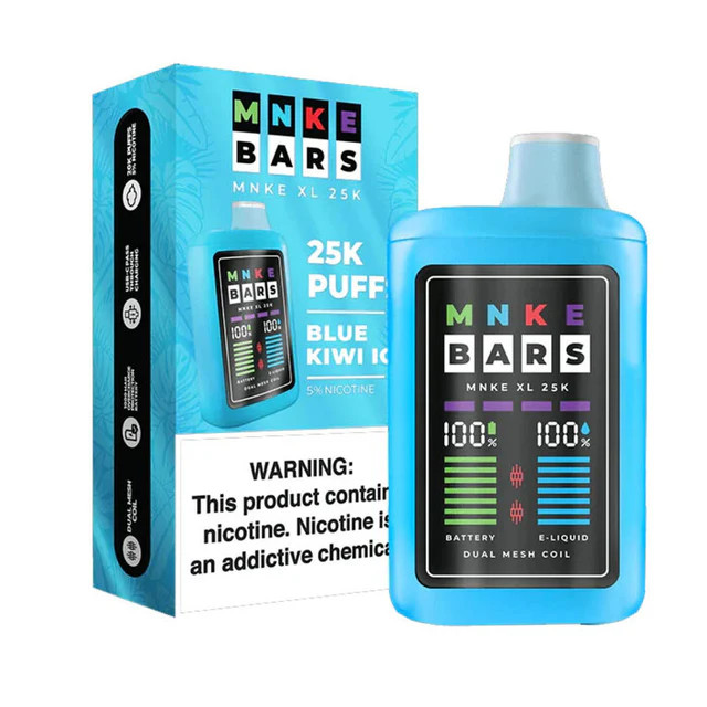 MNKE BARS Blue Kiwi Ice XL